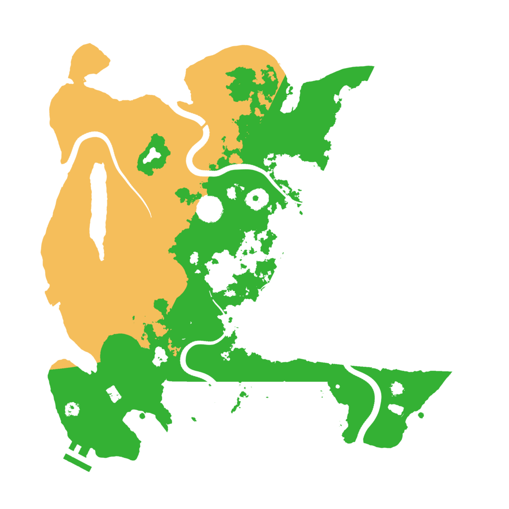 Biome Rust Map: Procedural Map, Size: 3500, Seed: 258651879