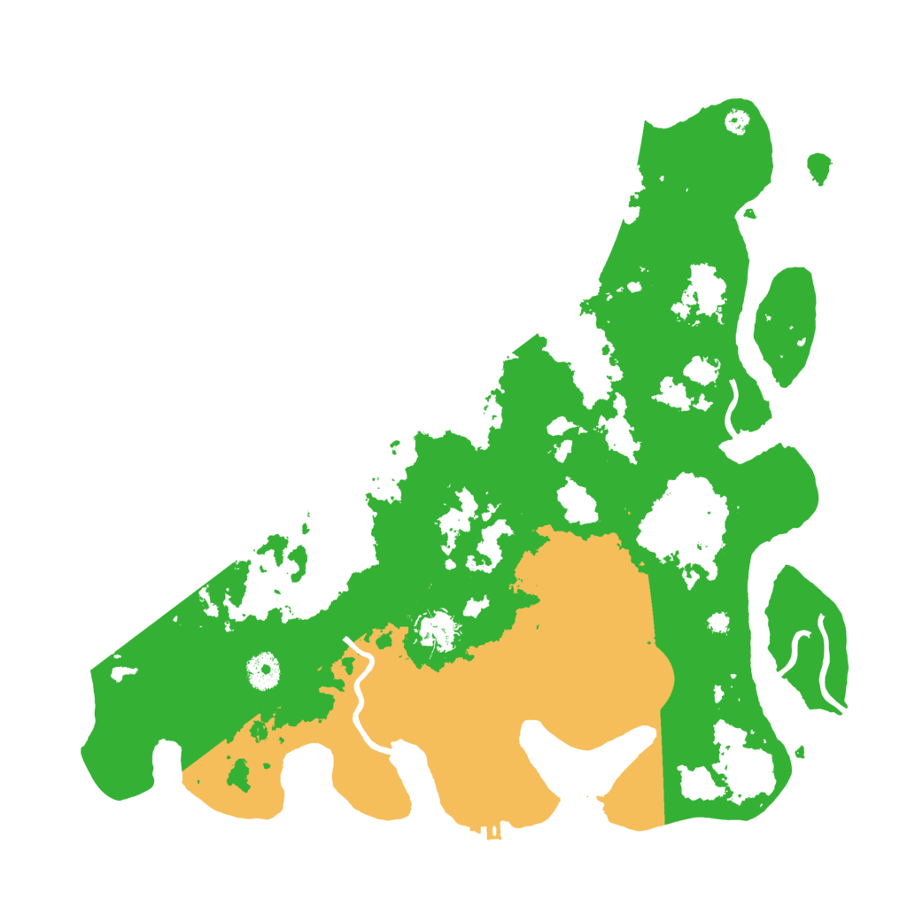 Biome Rust Map: Procedural Map, Size: 3850, Seed: 950716691