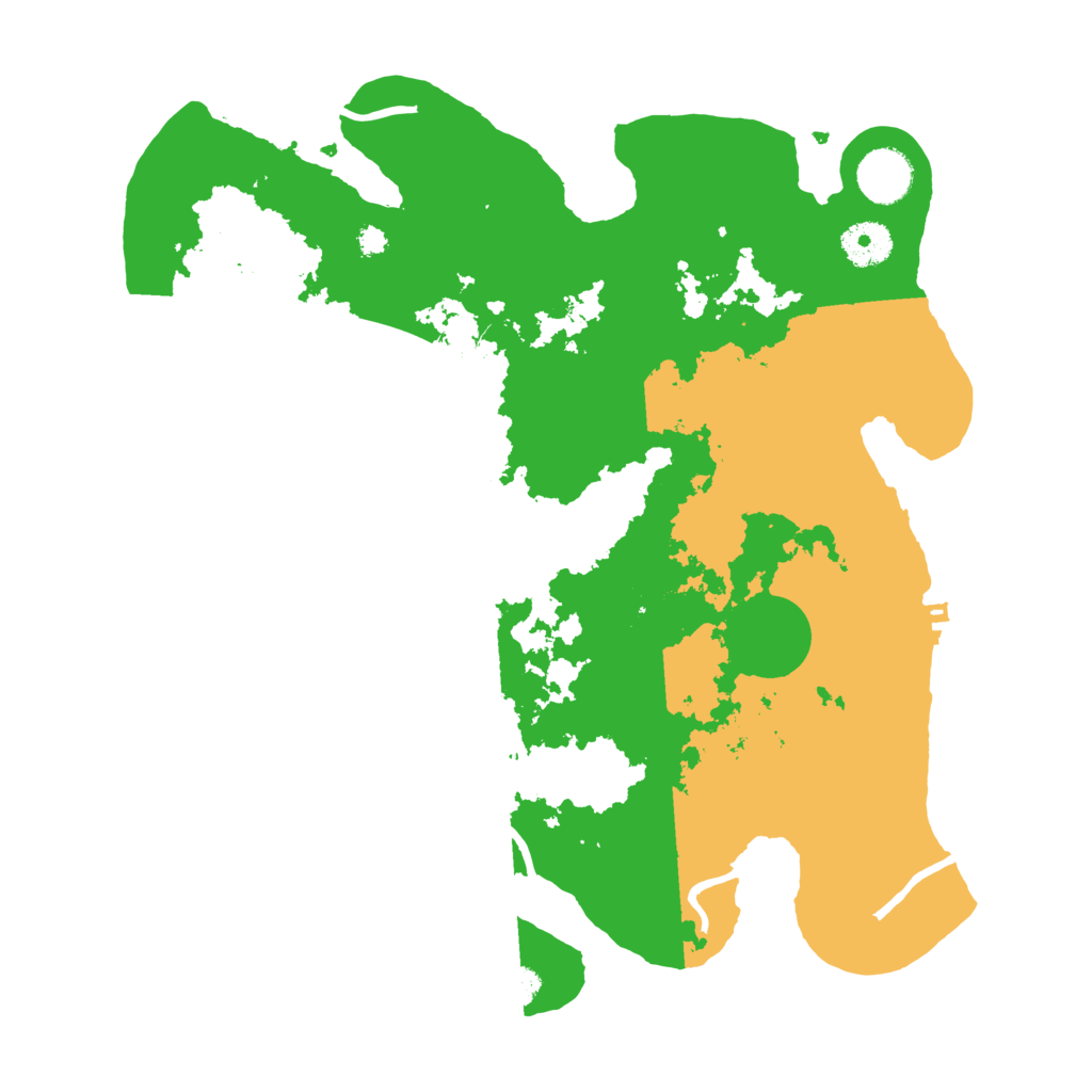 Biome Rust Map: Procedural Map, Size: 3500, Seed: 1672093782