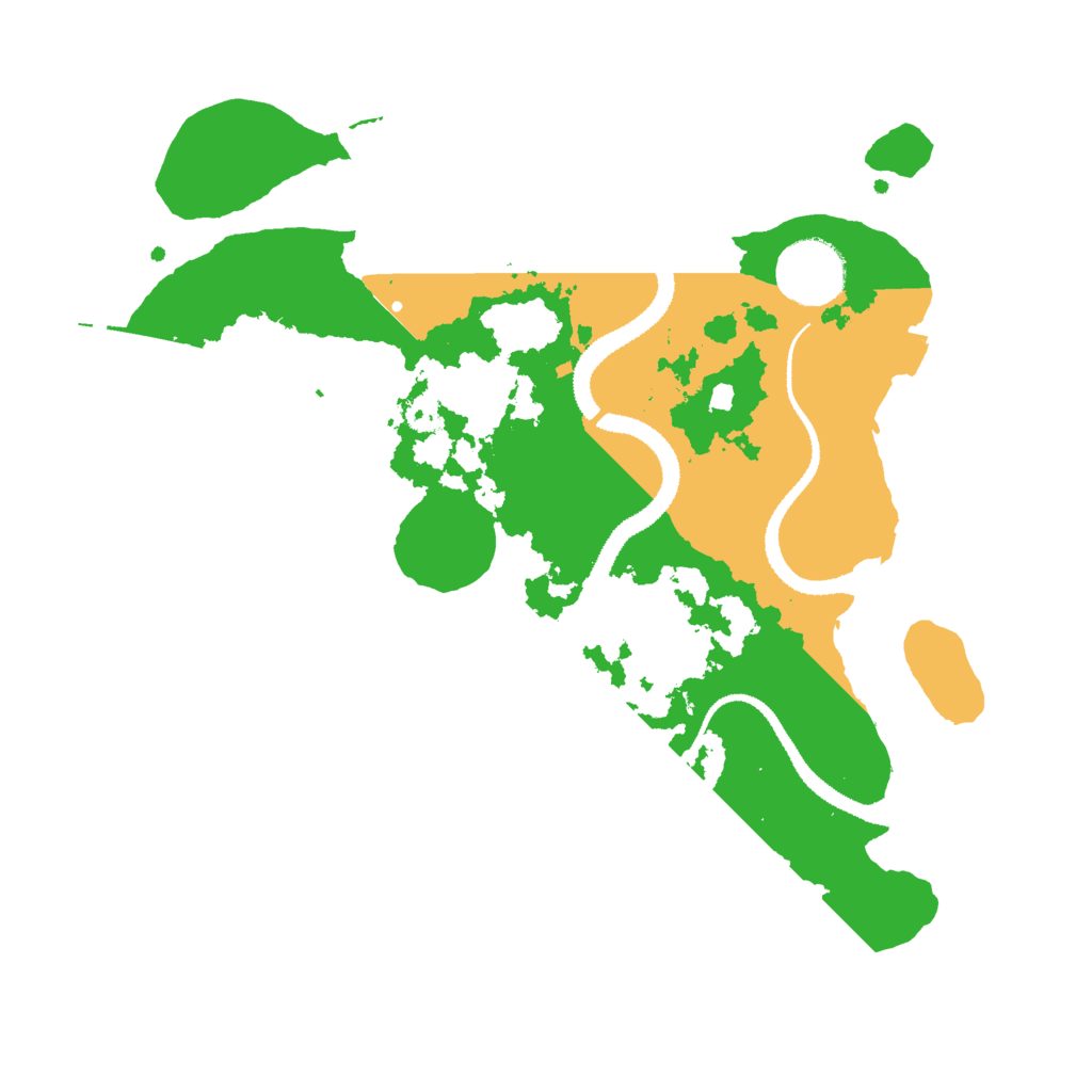 Biome Rust Map: Procedural Map, Size: 3000, Seed: 120300193