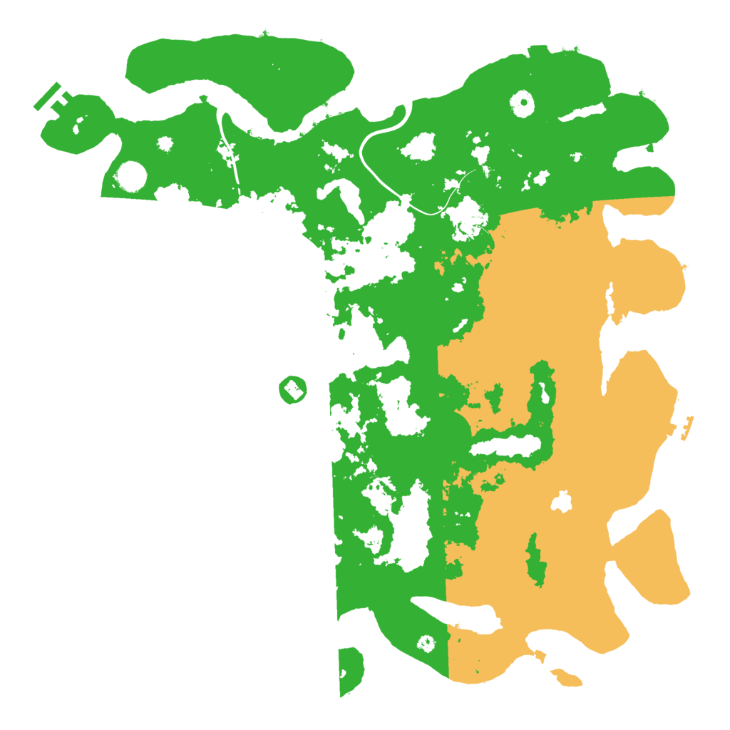 Biome Rust Map: Procedural Map, Size: 4300, Seed: 1210093147