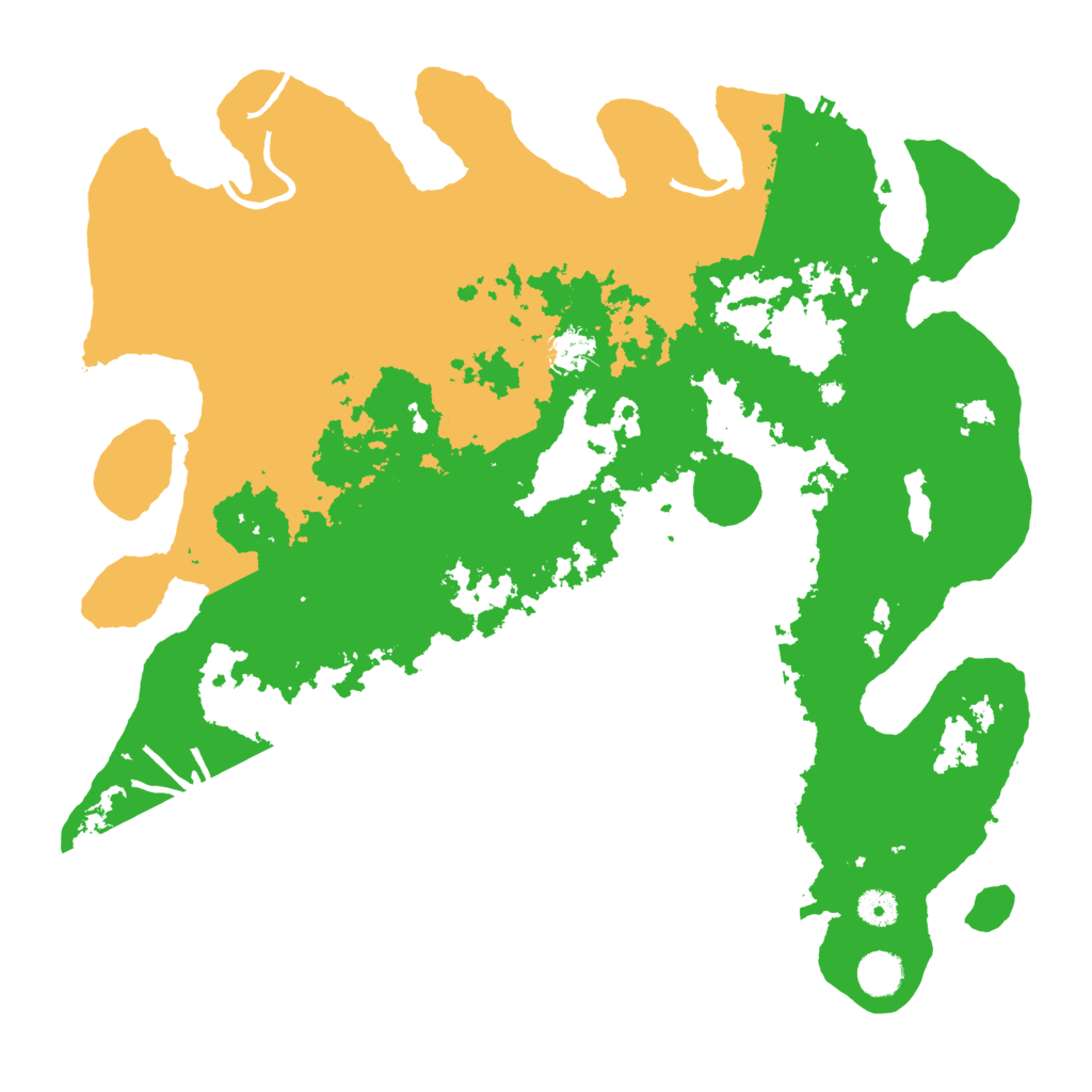 Biome Rust Map: Procedural Map, Size: 4250, Seed: 83892