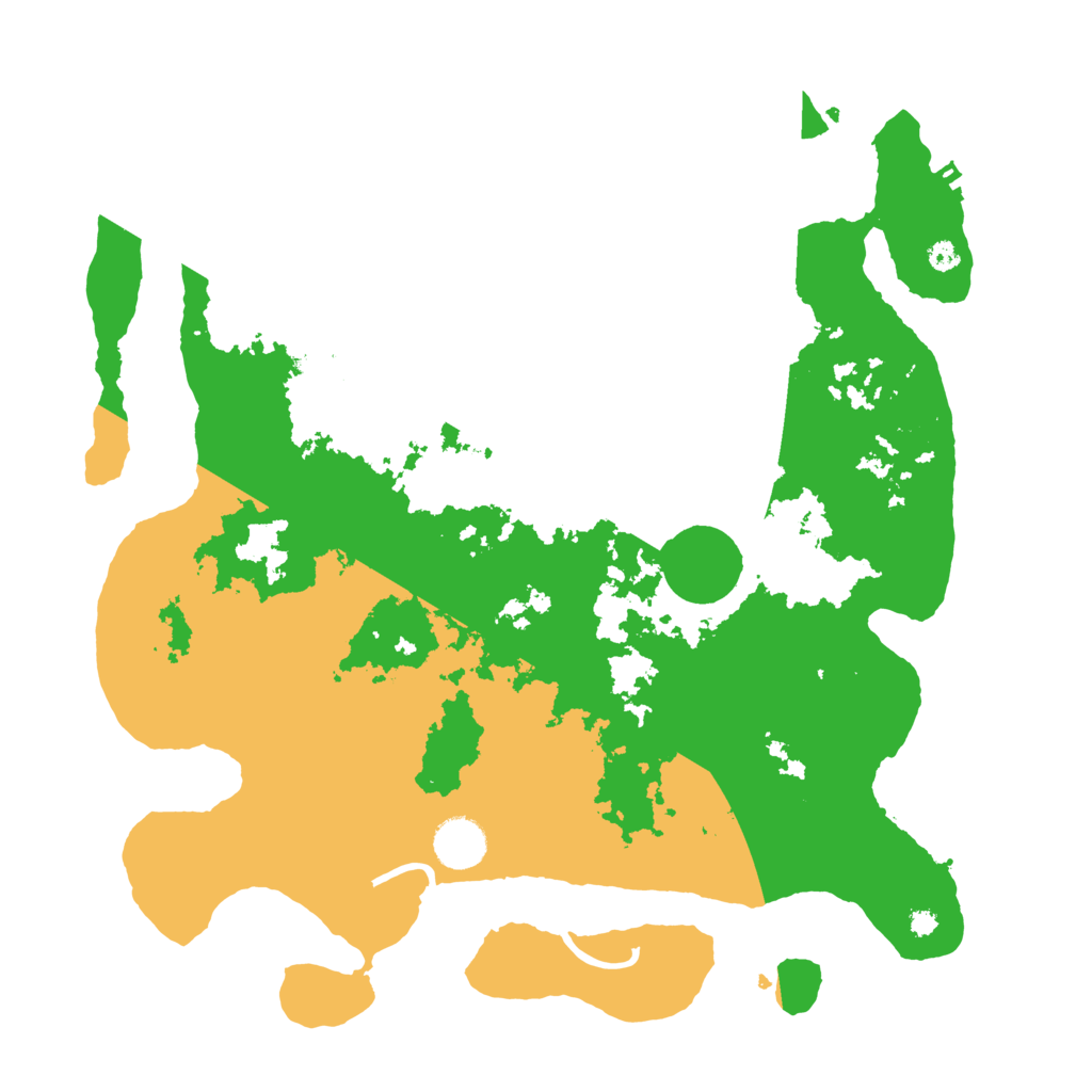 Biome Rust Map: Procedural Map, Size: 3700, Seed: 284690465