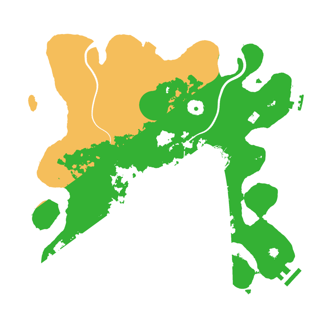 Biome Rust Map: Procedural Map, Size: 3000, Seed: 791553774