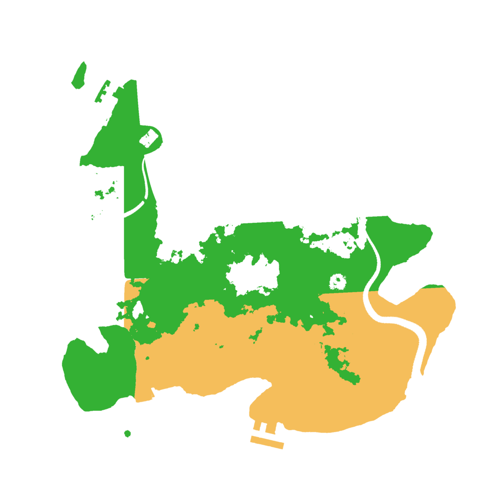 Biome Rust Map: Procedural Map, Size: 3000, Seed: 1525438904