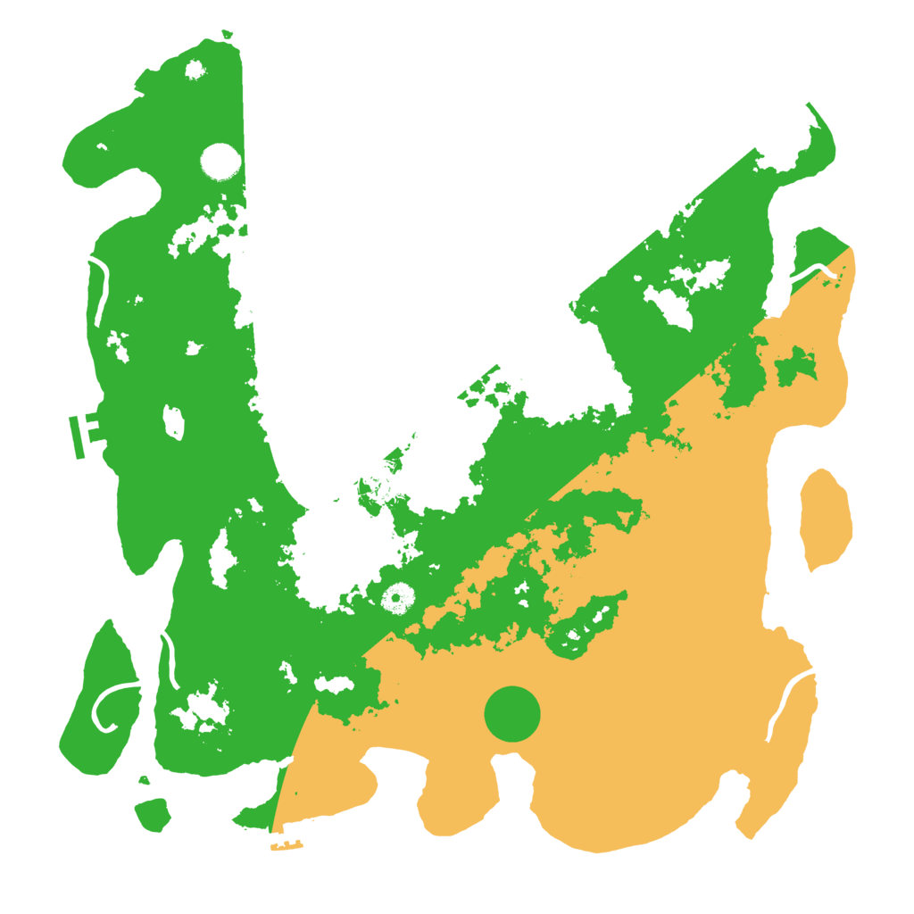 Biome Rust Map: Procedural Map, Size: 4300, Seed: 955768586