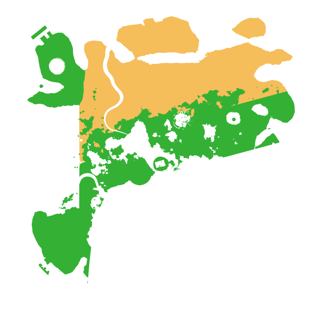 Biome Rust Map: Procedural Map, Size: 3500, Seed: 1270775490