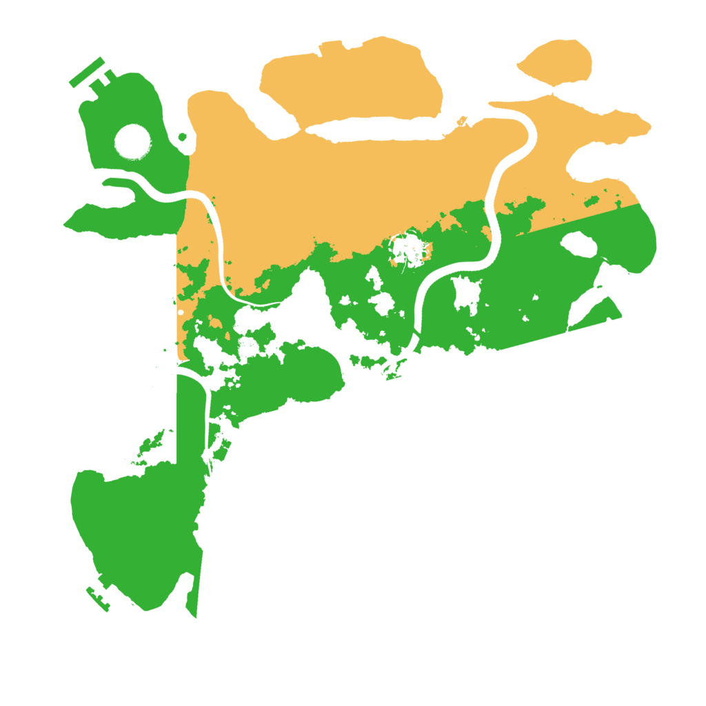 Biome Rust Map: Procedural Map, Size: 3500, Seed: 1270775490