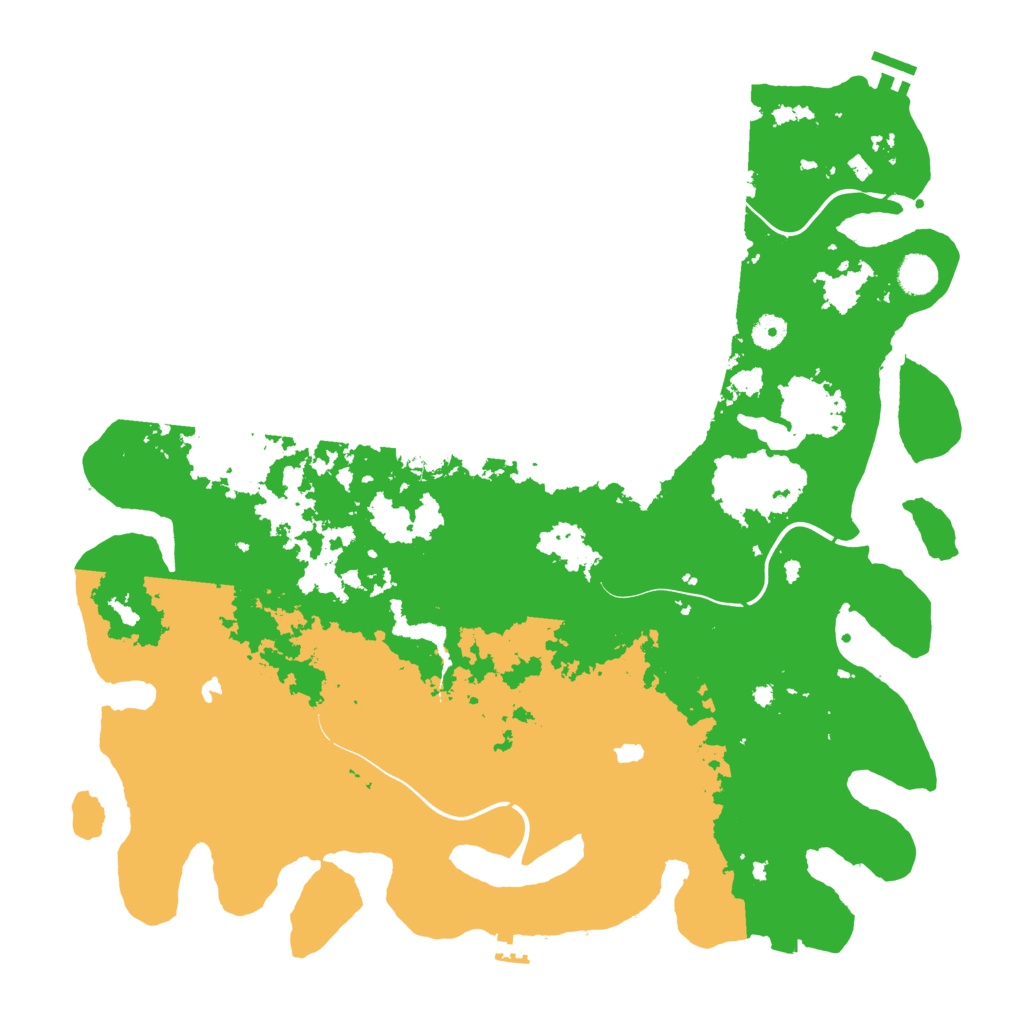 Biome Rust Map: Procedural Map, Size: 4500, Seed: 1578031872