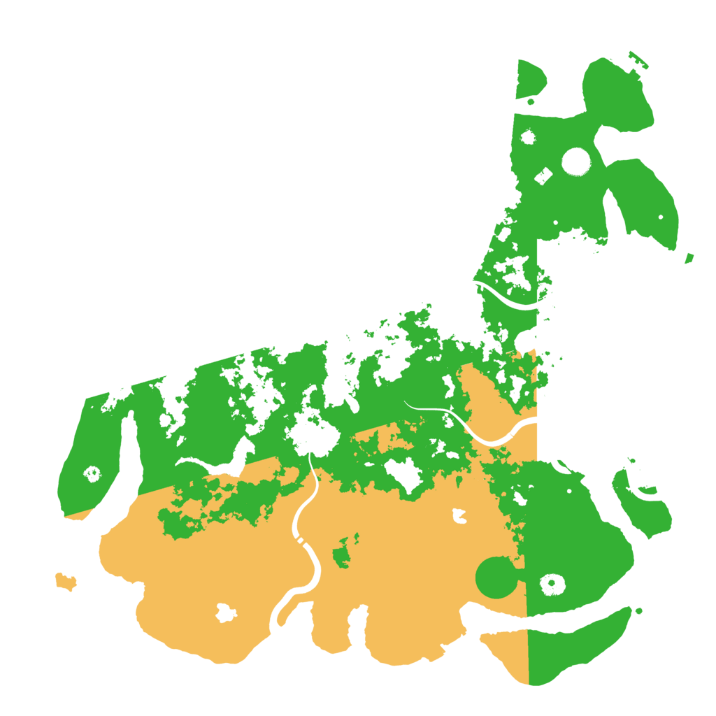 Biome Rust Map: Procedural Map, Size: 4500, Seed: 379194382