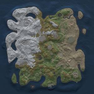 Thumbnail Rust Map: Procedural Map, Size: 3750, Seed: 1724442073, 19 Monuments