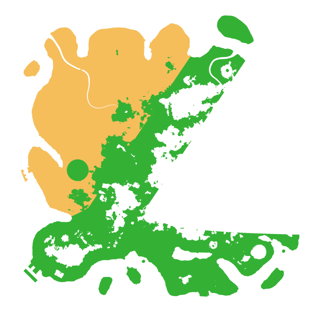Biome Rust Map: Procedural Map, Size: 3900, Seed: 7676767