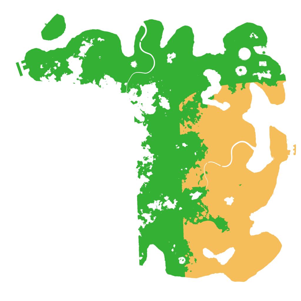 Biome Rust Map: Procedural Map, Size: 4300, Seed: 5885