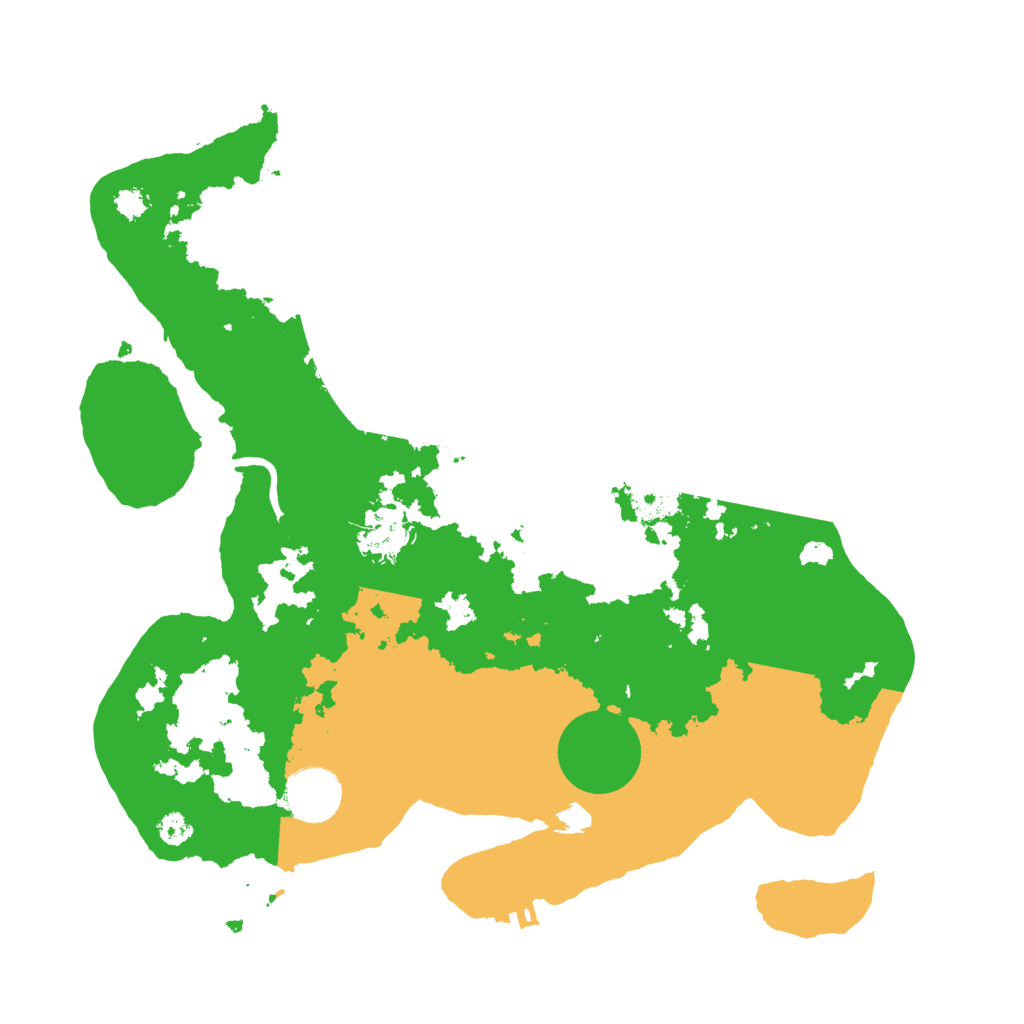 Biome Rust Map: Procedural Map, Size: 3250, Seed: 6221