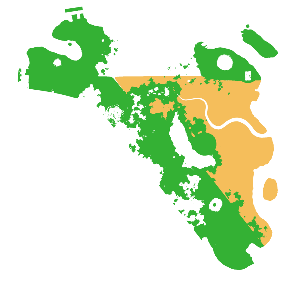 Biome Rust Map: Procedural Map, Size: 3500, Seed: 1377369614