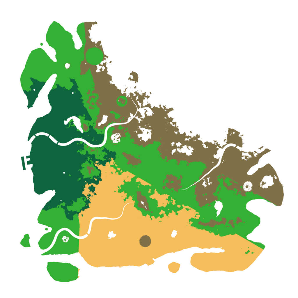 Biome Rust Map: Procedural Map, Size: 4500, Seed: 1600766300