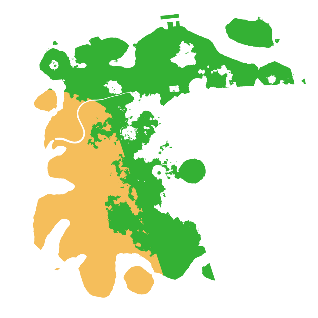 Biome Rust Map: Procedural Map, Size: 3500, Seed: 1317102867