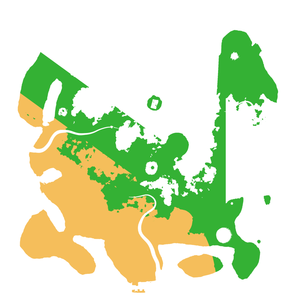 Biome Rust Map: Procedural Map, Size: 3500, Seed: 1976678686