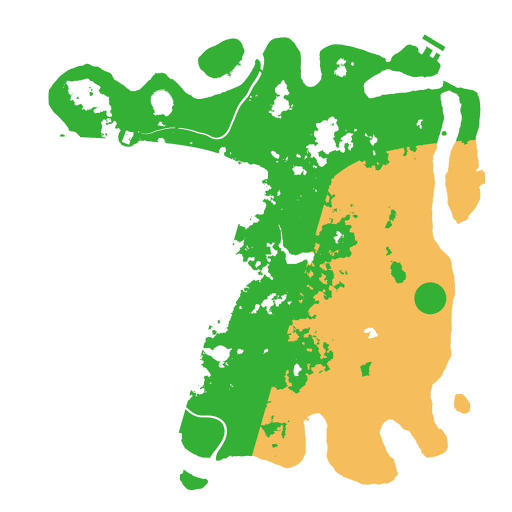 Biome Rust Map: Procedural Map, Size: 4250, Seed: 1161326150