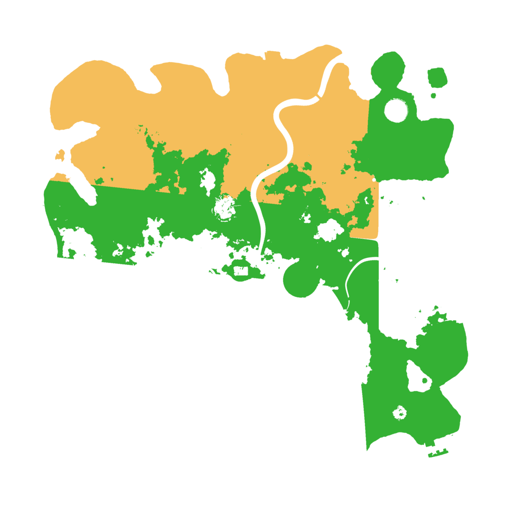 Biome Rust Map: Procedural Map, Size: 3800, Seed: 623325696