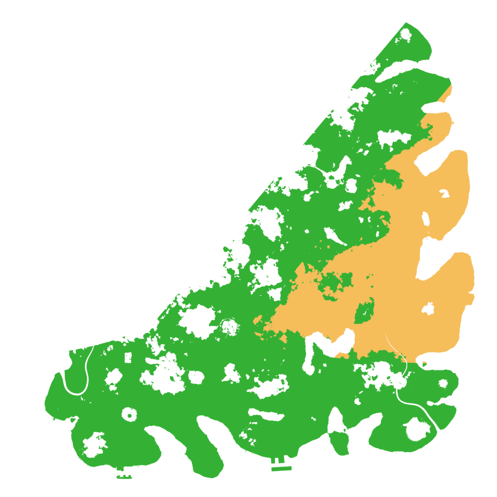Biome Rust Map: Procedural Map, Size: 5000, Seed: 78963214