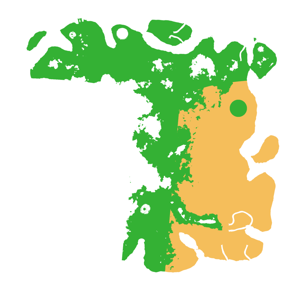 Biome Rust Map: Procedural Map, Size: 4500, Seed: 487005731