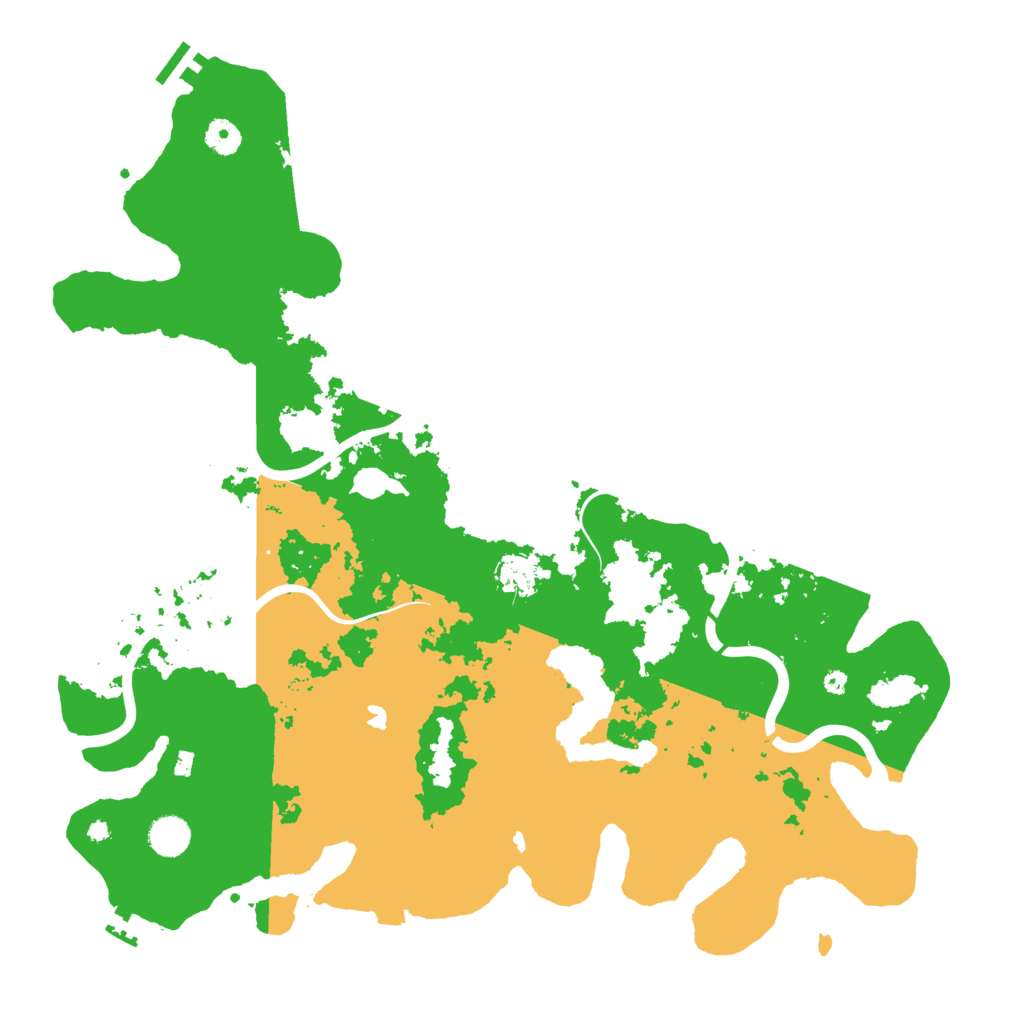 Biome Rust Map: Procedural Map, Size: 4350, Seed: 18848544