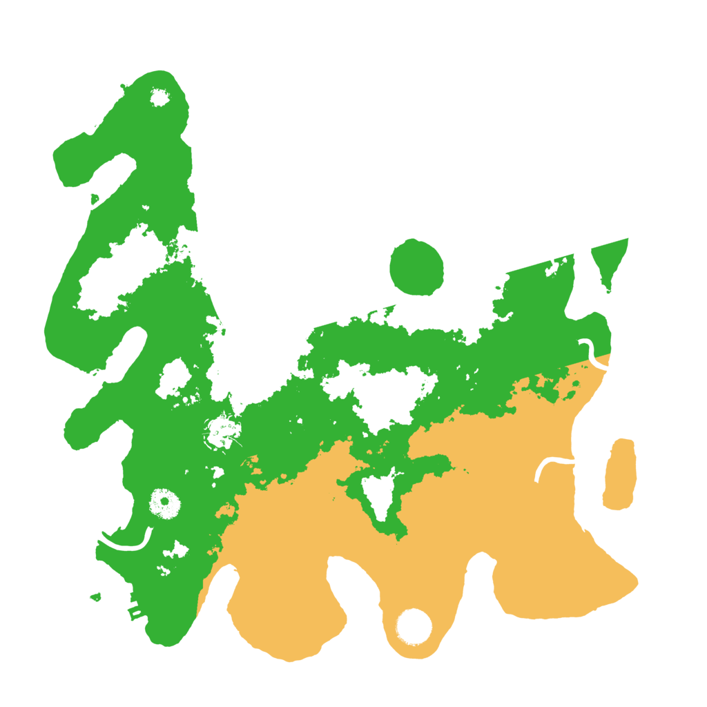 Biome Rust Map: Procedural Map, Size: 3500, Seed: 54654654