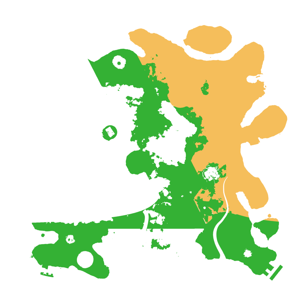 Biome Rust Map: Procedural Map, Size: 3500, Seed: 403026