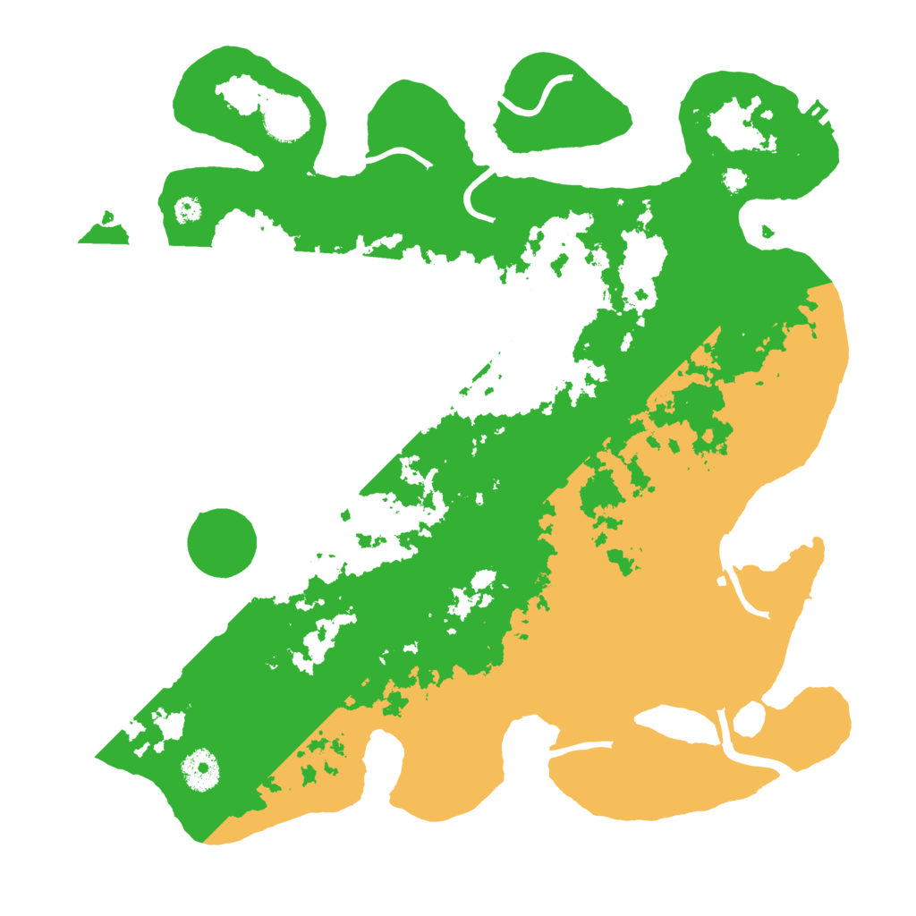 Biome Rust Map: Procedural Map, Size: 3500, Seed: 65775853