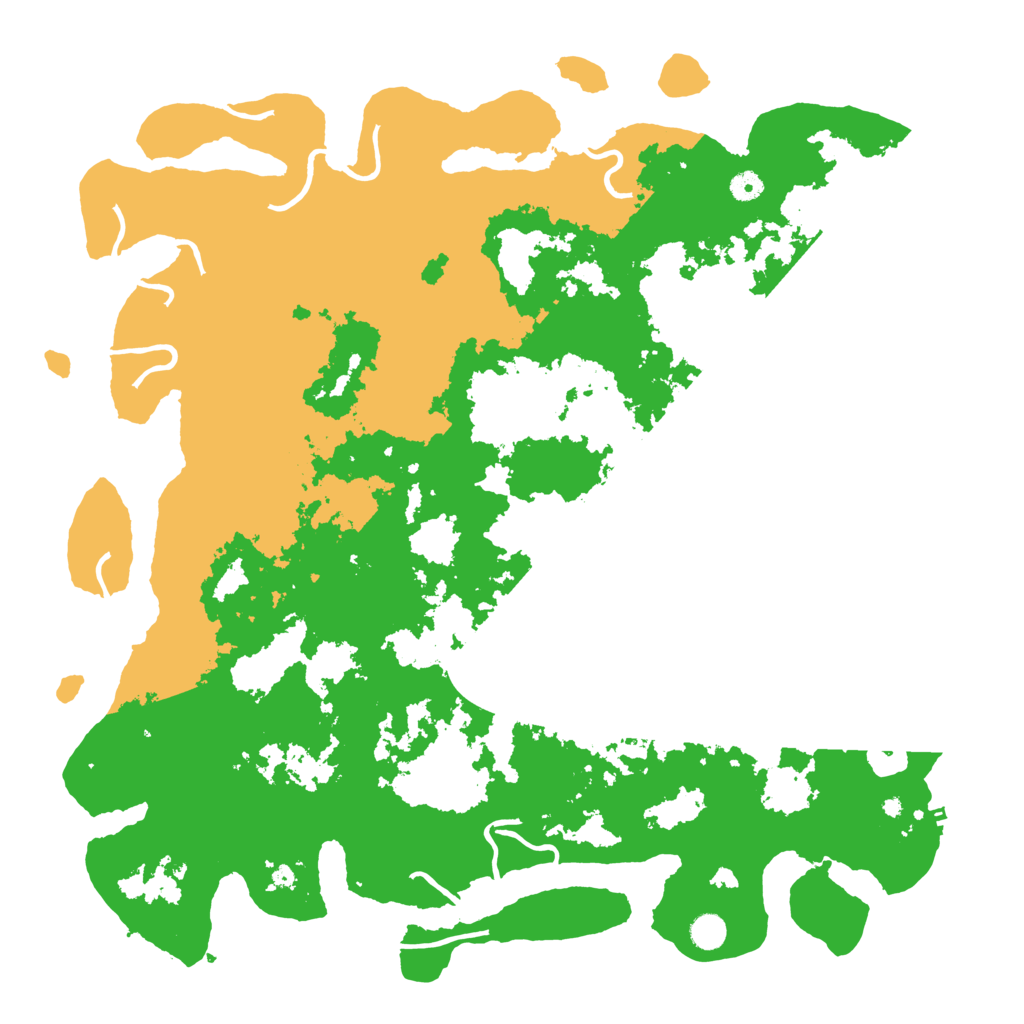Biome Rust Map: Procedural Map, Size: 5000, Seed: 64