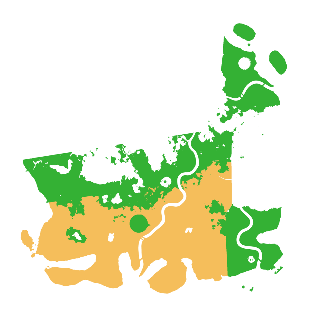 Biome Rust Map: Procedural Map, Size: 4500, Seed: 629123