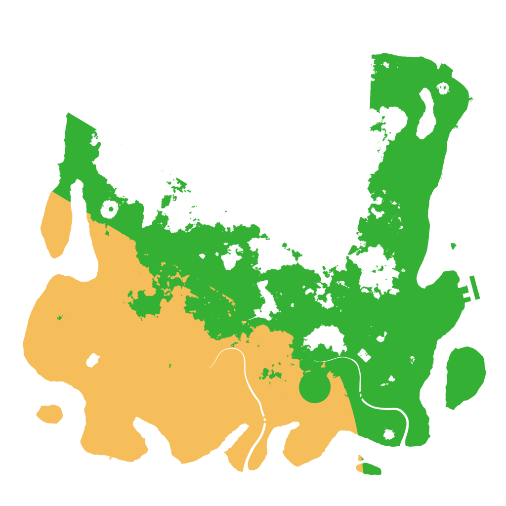 Biome Rust Map: Procedural Map, Size: 4250, Seed: 1225019563