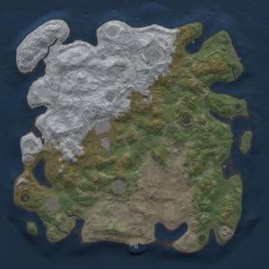 Thumbnail Rust Map: Procedural Map, Size: 4250, Seed: 2117515938, 18 Monuments