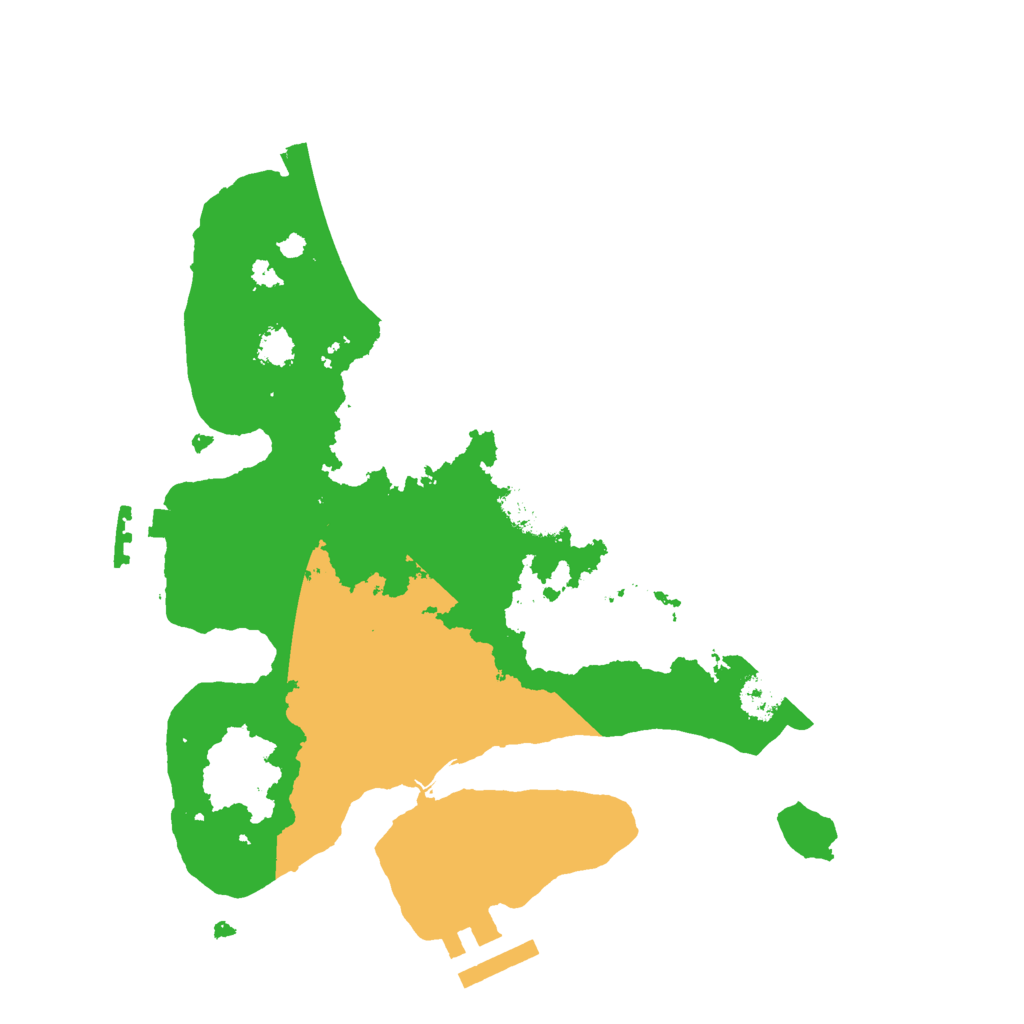 Biome Rust Map: Procedural Map, Size: 2500, Seed: 482708592
