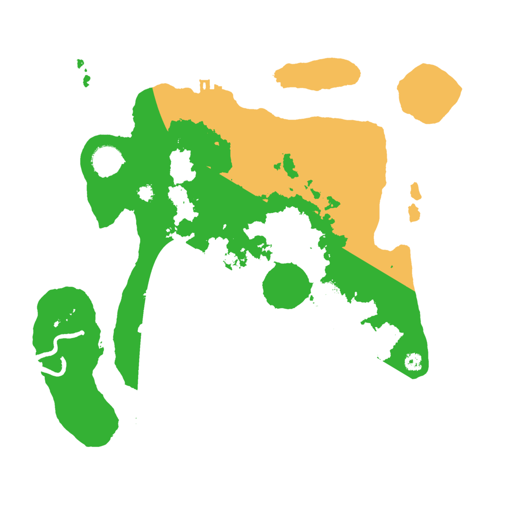 Biome Rust Map: Procedural Map, Size: 3000, Seed: 3205487