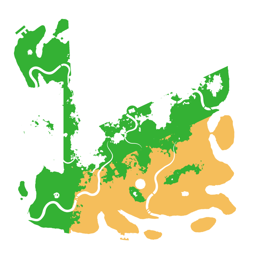 Biome Rust Map: Procedural Map, Size: 4400, Seed: 1835297