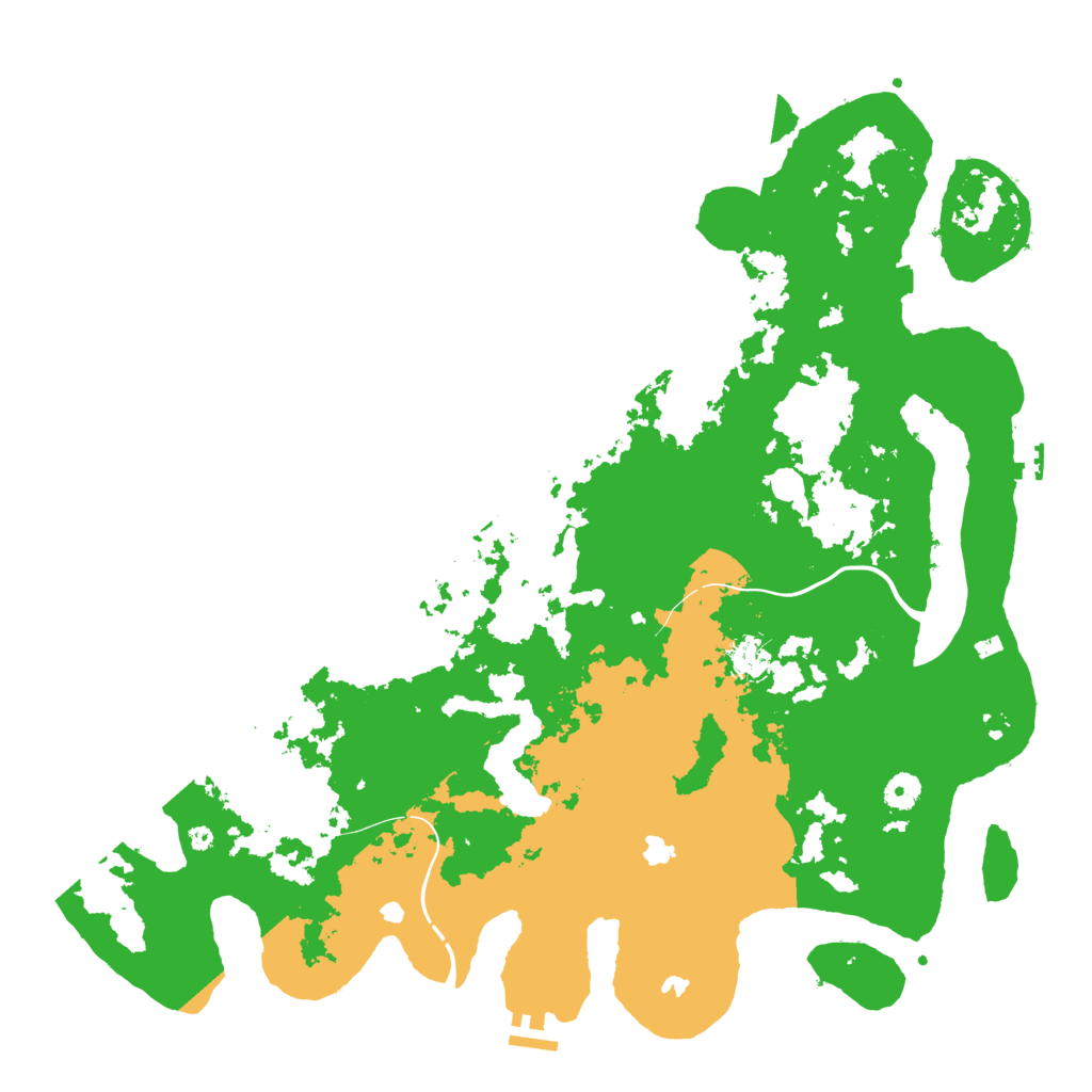 Biome Rust Map: Procedural Map, Size: 4500, Seed: 919347725