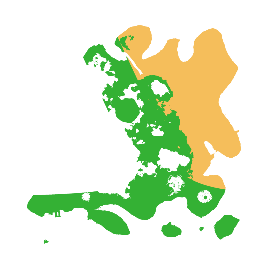 Biome Rust Map: Procedural Map, Size: 3000, Seed: 168640949