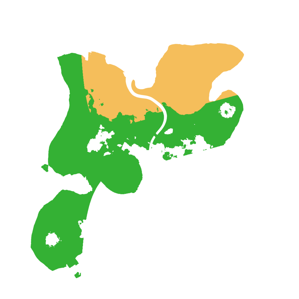 Biome Rust Map: Procedural Map, Size: 2000, Seed: 612422721