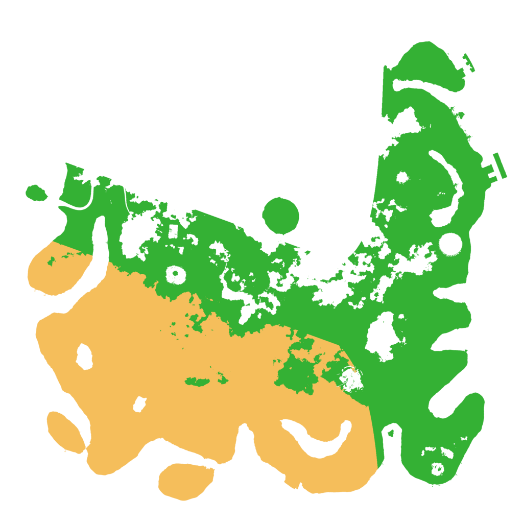 Biome Rust Map: Procedural Map, Size: 4000, Seed: 6117