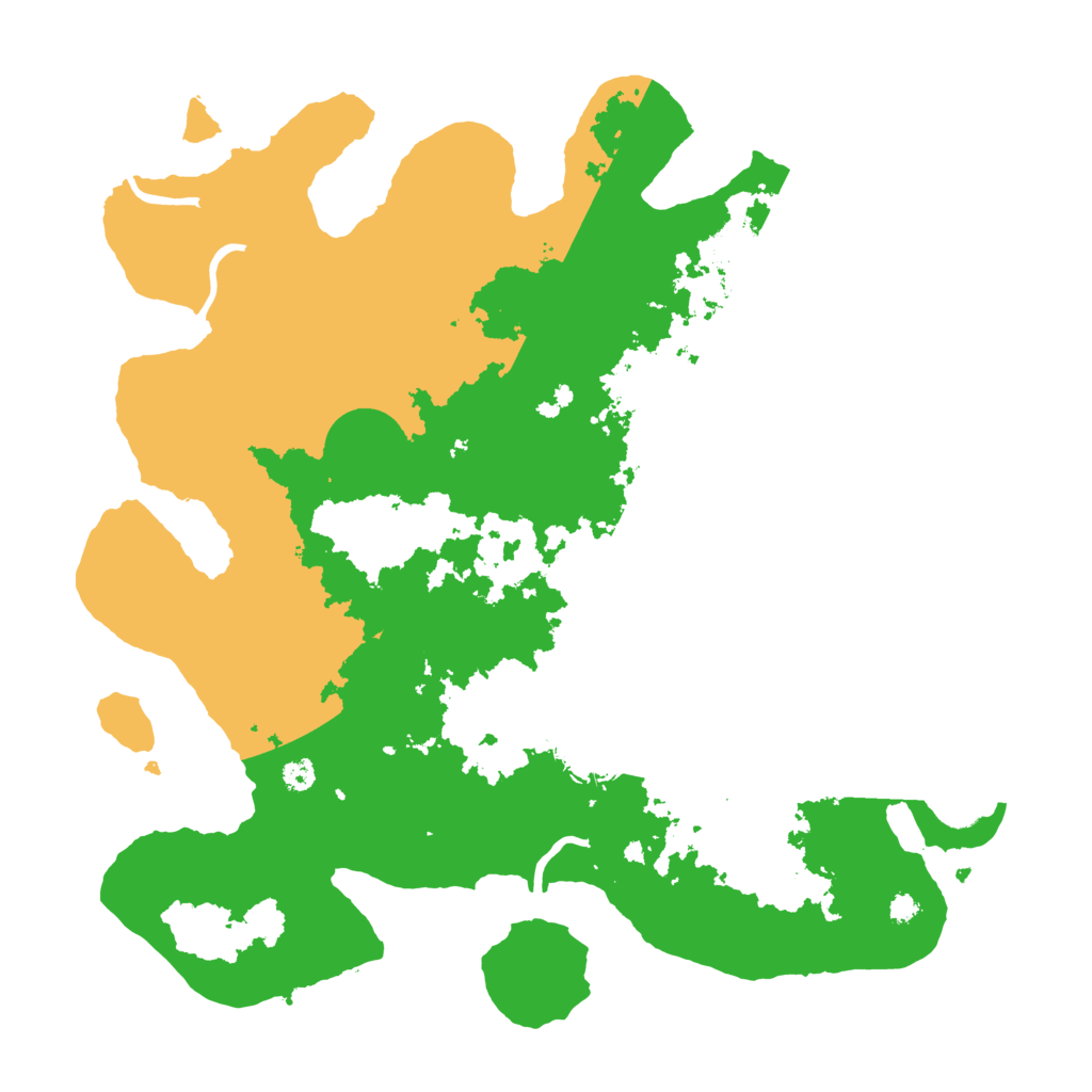 Biome Rust Map: Procedural Map, Size: 3500, Seed: 467784913
