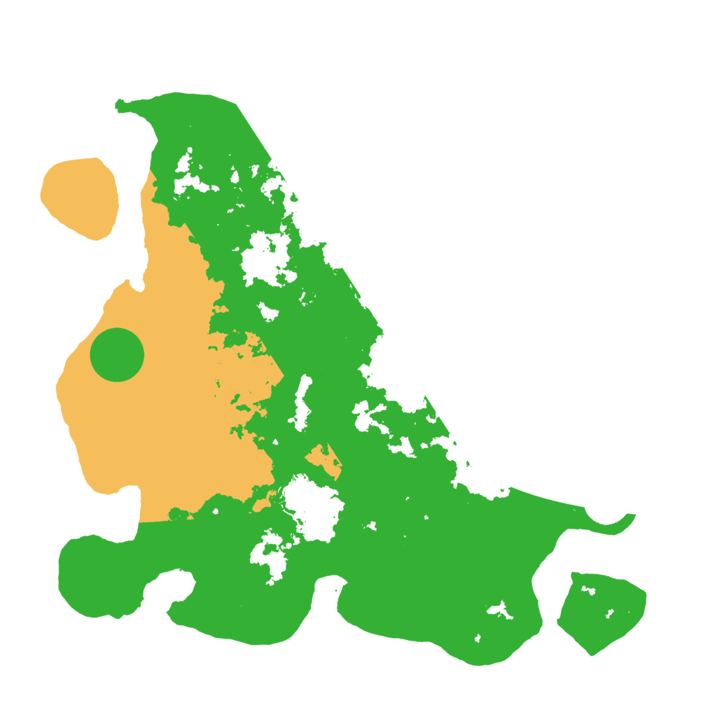 Biome Rust Map: Barren, Size: 3500, Seed: 213890345