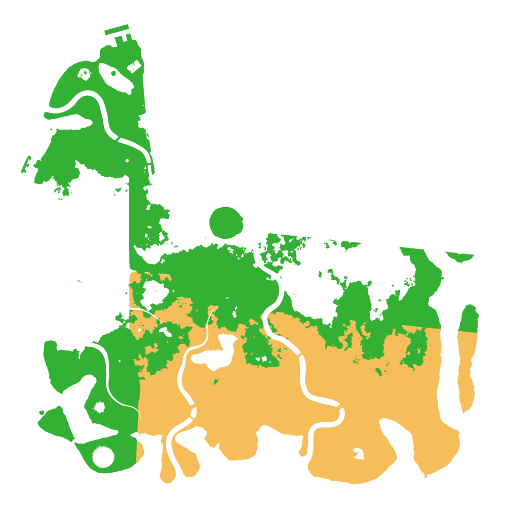 Biome Rust Map: Procedural Map, Size: 4250, Seed: 438921842