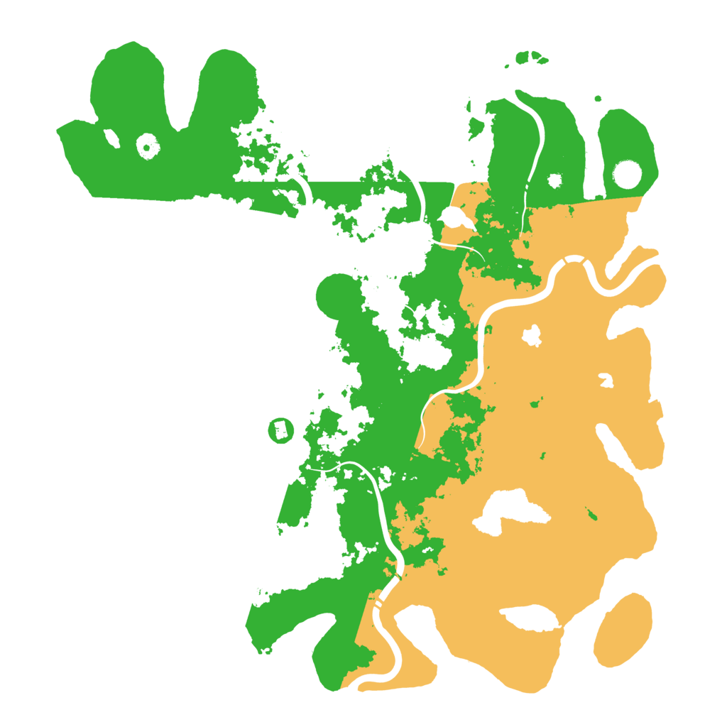 Biome Rust Map: Procedural Map, Size: 4500, Seed: 49206970