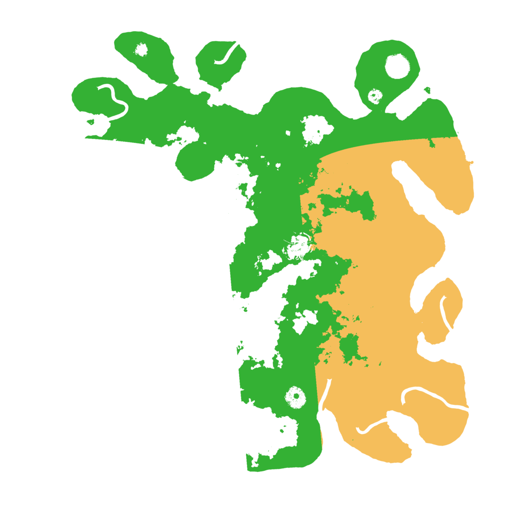 Biome Rust Map: Procedural Map, Size: 3700, Seed: 801697695