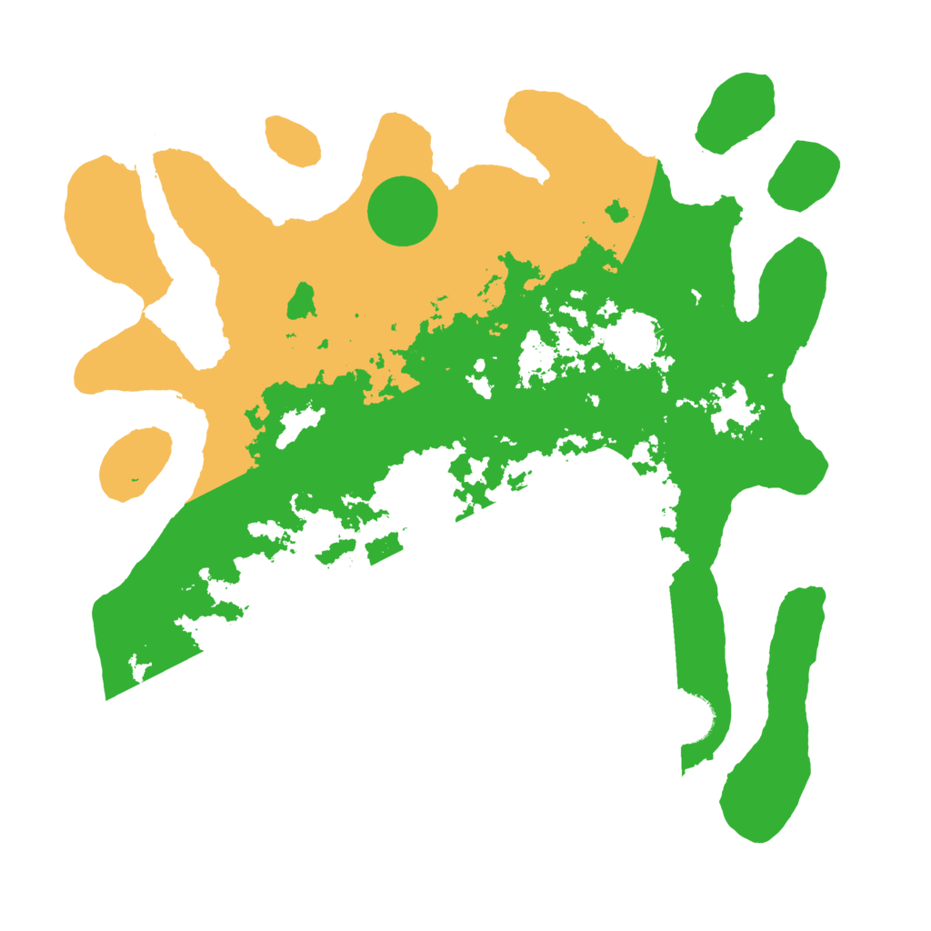 Biome Rust Map: Barren, Size: 3500, Seed: 1435234024