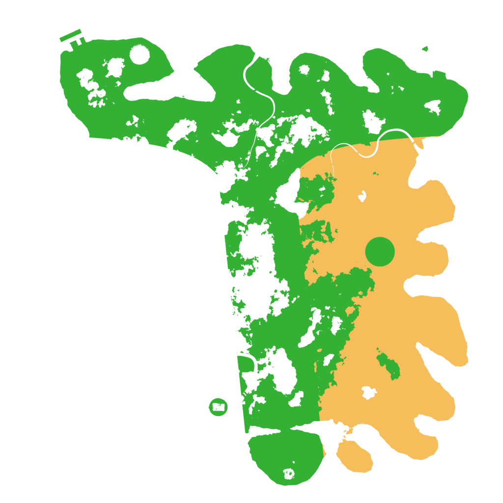 Biome Rust Map: Procedural Map, Size: 4500, Seed: 733492