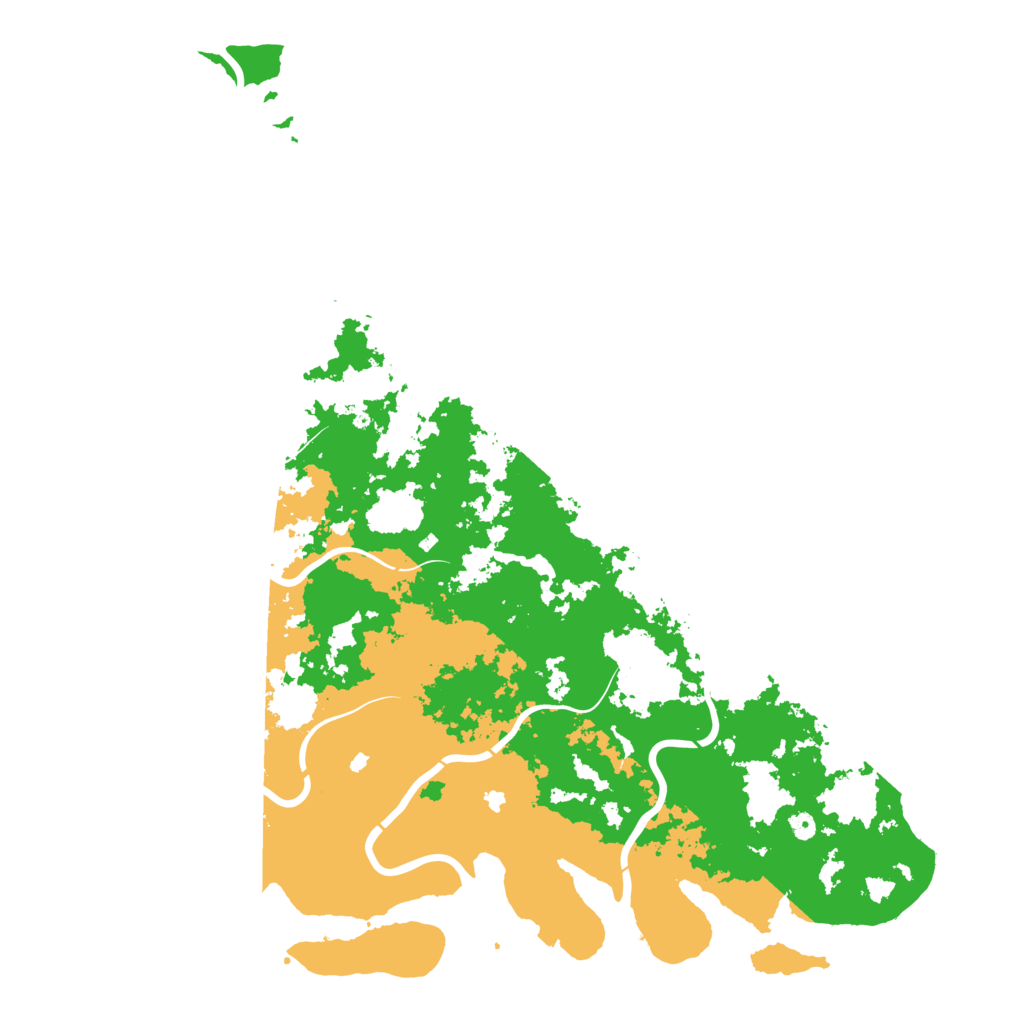 Biome Rust Map: Procedural Map, Size: 6000, Seed: 541415