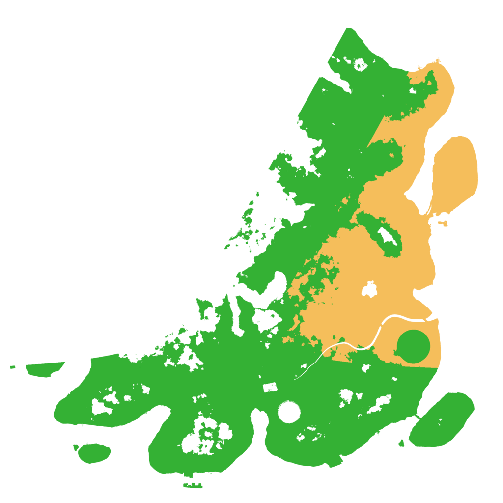 Biome Rust Map: Procedural Map, Size: 4000, Seed: 845222847